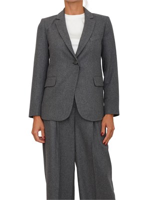 Blazer Calate Emme Marella in flanella grigia in DONNA