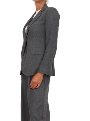 Blazer Calate Emme Marella in flanella grigia in DONNA