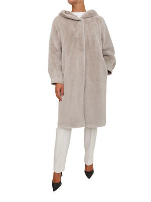 Cappotto reversibile Calotta Emme Marella grigio perla in DONNA