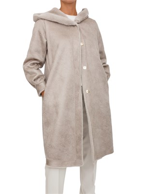 Cappotto reversibile Calotta Emme Marella grigio perla in DONNA