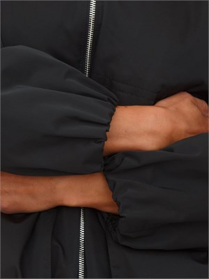 Giaccone Settimo Marella in tessuto nero in DONNA