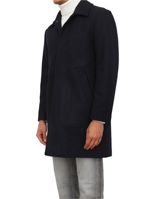 Cappotto Antony Morato in misto lana blu in UOMO