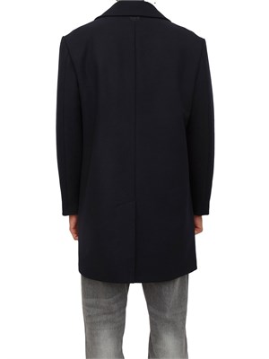 Cappotto Antony Morato in misto lana blu in UOMO