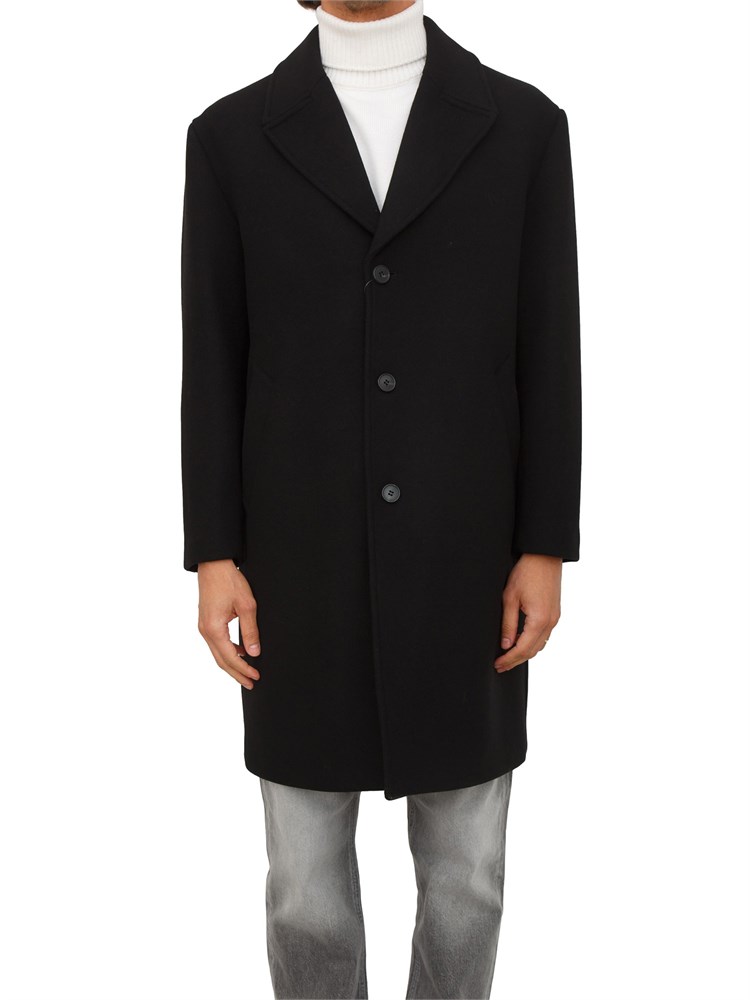 Cappotto Antony Morato in misto lana nero