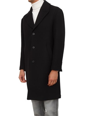 Cappotto Antony Morato in misto lana nero in UOMO