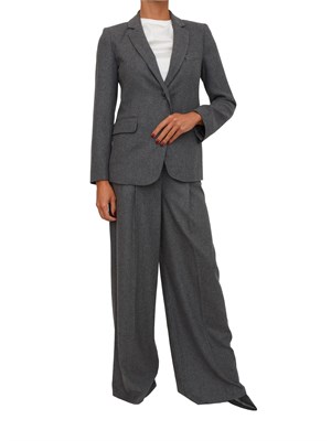 Pantalone Odilia Emme Marella in flanella grigia in DONNA