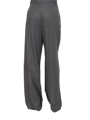 Pantalone Odilia Emme Marella in flanella grigia in DONNA