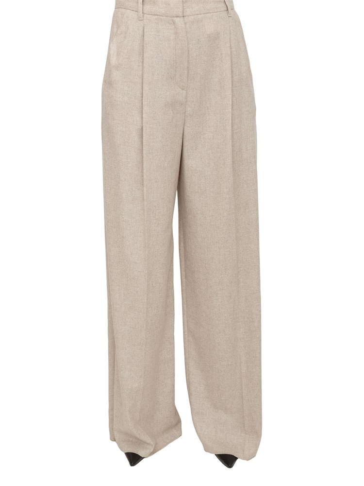 Pantalone Odilia Emme Marella in flanella beige