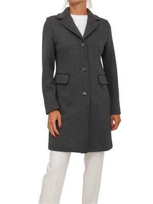 Cappotto Tilly Emme Marella in misto viscosa grigio in DONNA