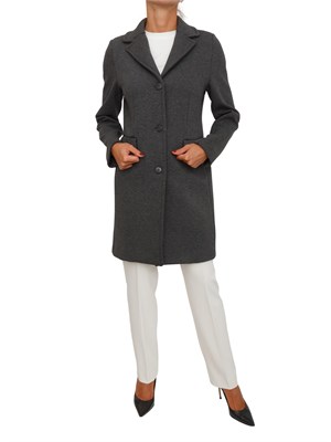 Cappotto Tilly Emme Marella in misto viscosa grigio in DONNA