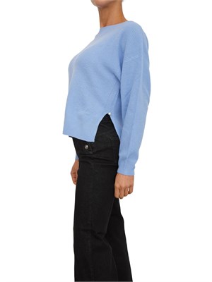 Maglia Liu Jo donna in lana e cashmere azzurro in DONNA