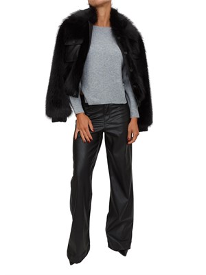 Maglia Liu Jo donna in lana e cashmere grigio in DONNA