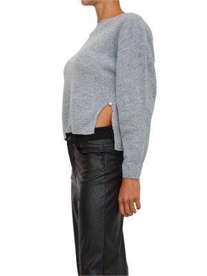 Maglia Liu Jo donna in lana e cashmere grigio in DONNA