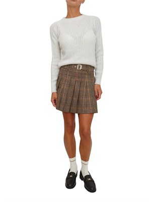 Maglia Liu Jo donna in alpaca e lana panna con lurex in DONNA