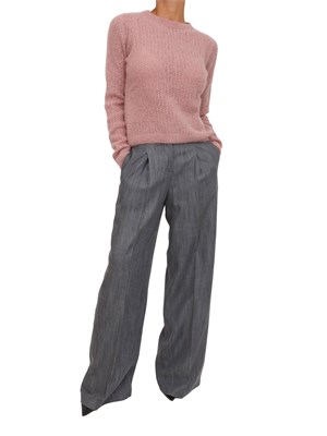 Maglia Liu Jo donna in alpaca e lana rosa con lurex in DONNA