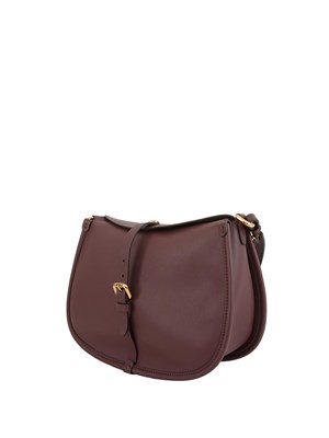 Borsa Etro modello Pony in pelle tinta unita vila bordeaux in DONNA