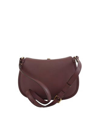 Borsa Etro modello Pony in pelle tinta unita vila bordeaux in DONNA