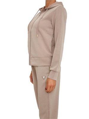 Felpa Guess Jeans donna in scuba beige in DONNA