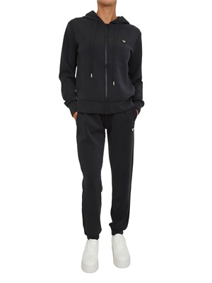 Felpa Guess Jeans donna in scuba nero in DONNA