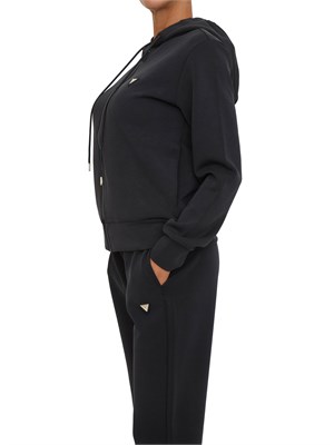 Felpa Guess Jeans donna in scuba nero in DONNA