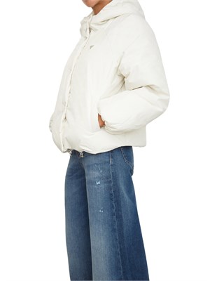 Giubbino Guess Jeans donna in tessuto bianco avorio in DONNA