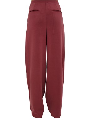 Pantaloni jogging Guess Jeans donna in scuba bordeaux in DONNA