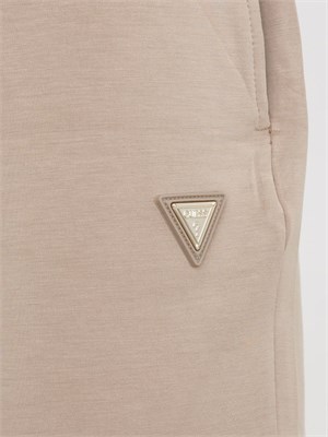 Pantaloni jogging Guess Jeans donna in scuba beige in DONNA