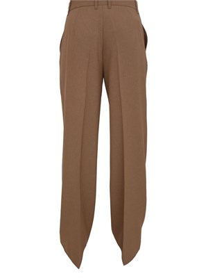 Pantaloni Guess Jeans donna in tessuto taupe in DONNA