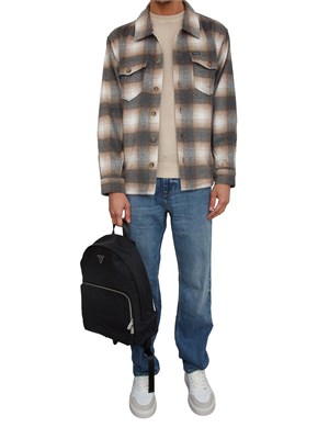 Maglia Guess Jeans in misto seta/lana beige in UOMO