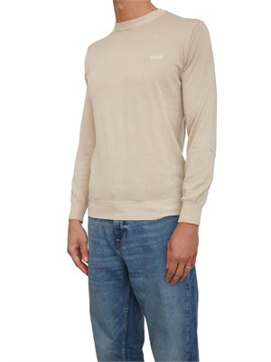 Maglia Guess Jeans in misto seta/lana beige in UOMO