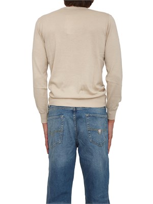 Maglia Guess Jeans in misto seta/lana beige in UOMO