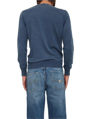 Maglia Guess Jeans in misto seta/lana blu in UOMO