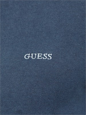 Maglia Guess Jeans in misto seta/lana blu in UOMO