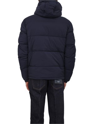 Piumino Guess Jeans in nylon blu in UOMO