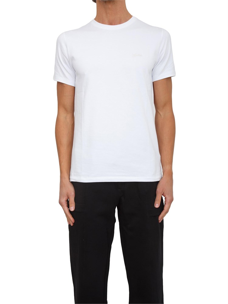 T-shirt Guess Jeans uomo in cotone bianco