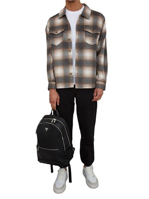 T-shirt Guess Jeans uomo in cotone bianco in UOMO