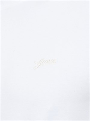 T-shirt Guess Jeans uomo in cotone bianco in UOMO