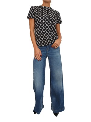 Jeans wide leg Bellagio denim medio Guess Jeans donna in DONNA