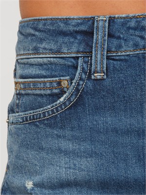 Jeans wide leg Bellagio denim medio Guess Jeans donna in DONNA