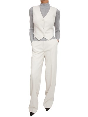 Gilet Guess Jeans donna in viscosa avorio in DONNA