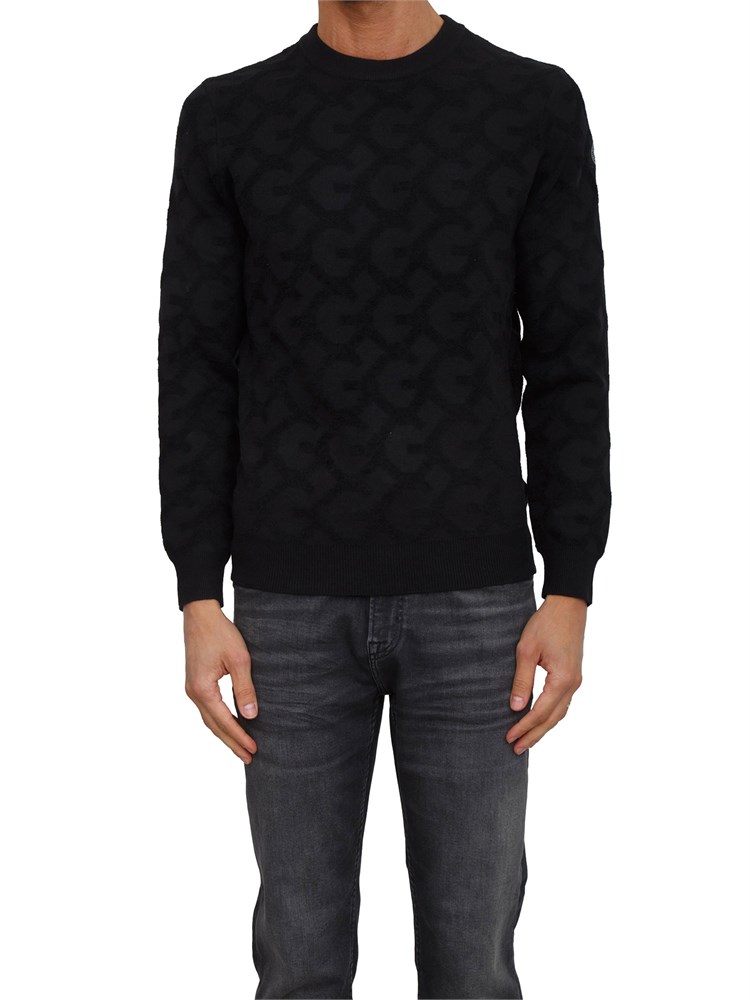 Maglia Guess Jeans in maglia jacquard blu