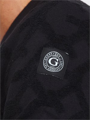 Maglia Guess Jeans in maglia jacquard blu in UOMO