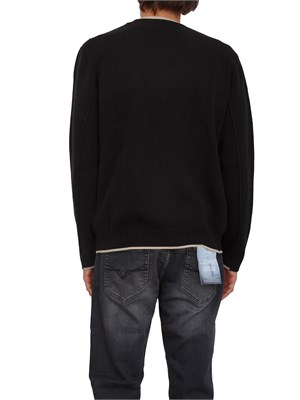 Maglia Guess Jeans uomo in misto lana nera in UOMO