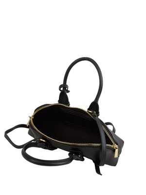 Borsa bowling Escape Bag Baguette Pinko in pelle nera in DONNA
