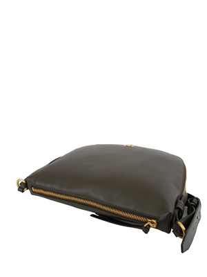 Borsa Pinko hobo media in pelle verde in DONNA