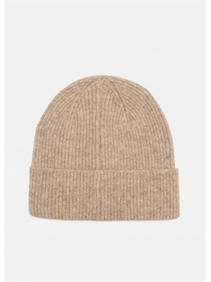 Set Liu Jo berretto e sciarpa in lana taupe in DONNA