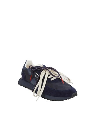 Sneakers Rush Framework di Ghoud Venice in ripstop e suede blu in UOMO