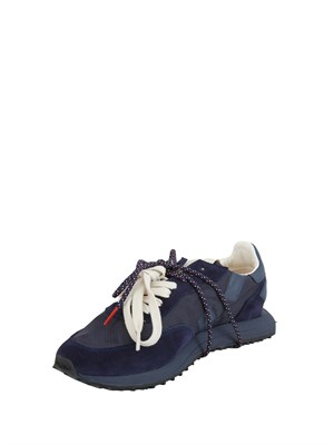 Sneakers Rush Framework di Ghoud Venice in ripstop e suede blu in UOMO