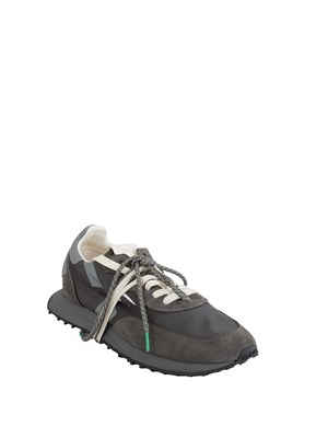 Sneakers Rush Framework di Ghoud Venice in ripstop e suede grigio in UOMO