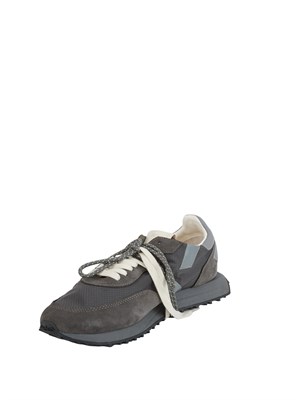 Sneakers Rush Framework di Ghoud Venice in ripstop e suede grigio in UOMO
